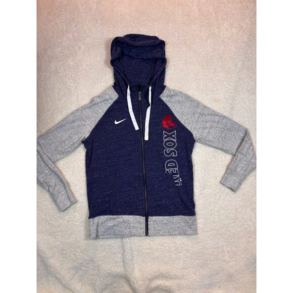 Boston Red Sox Womens Zip-Up Hoodie By Nike Size S - Picture 2 of 16